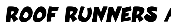 Roof Runners Active font preview